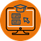 orange checklist icon