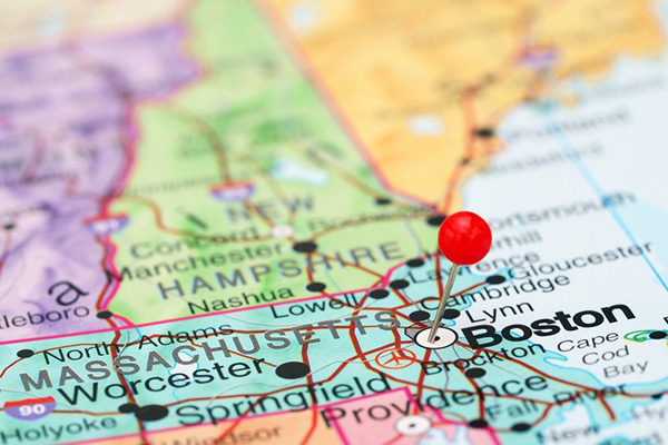 Roadmap of Massachusetts