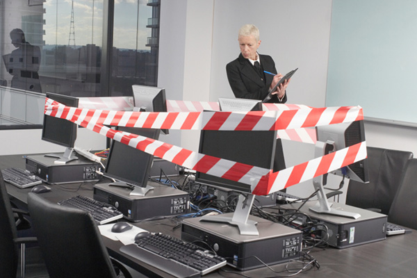 Inspecting damaged computers