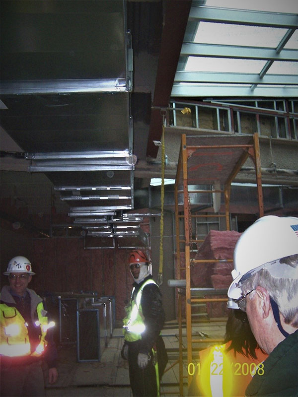 Construction Workers Scaffolding - Lyons - October 2019