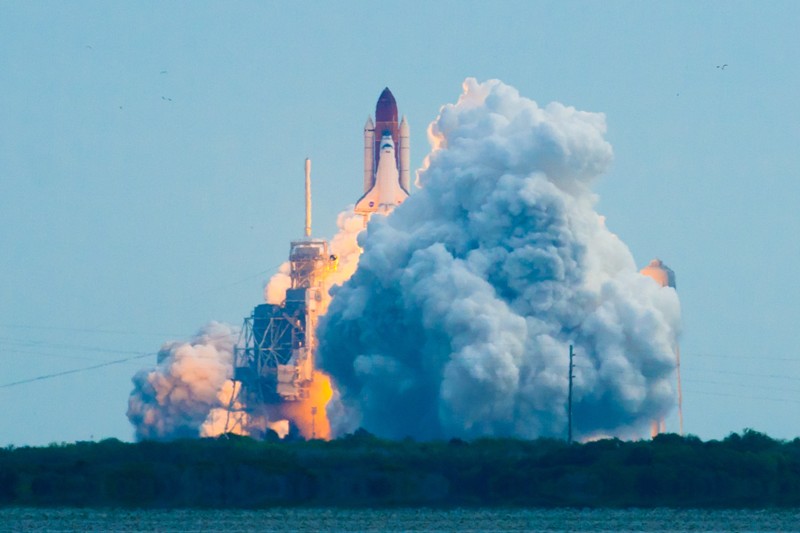 Endeavour shuttle launch