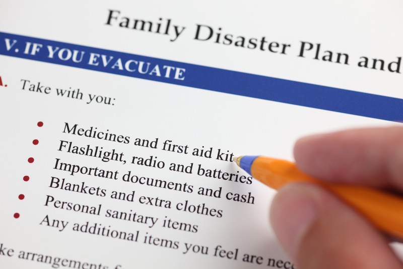 Emergency disaster plan
