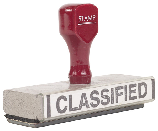 Classified stamp