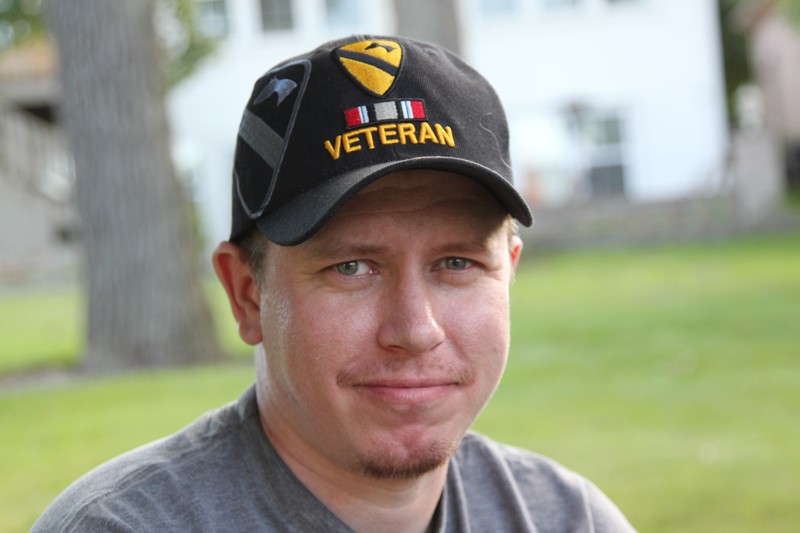 Young Army veteran