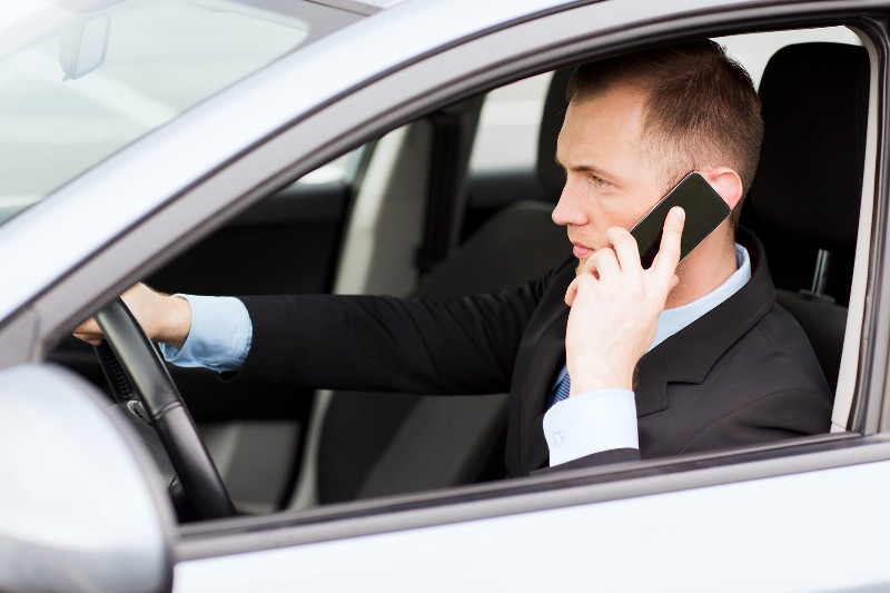 Driving with a cell phone