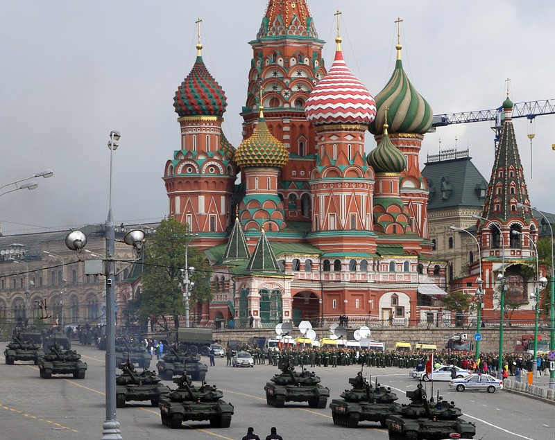 Russia parade in Moscow