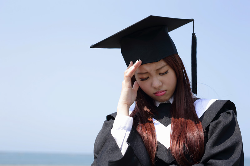 Unhappy graduate