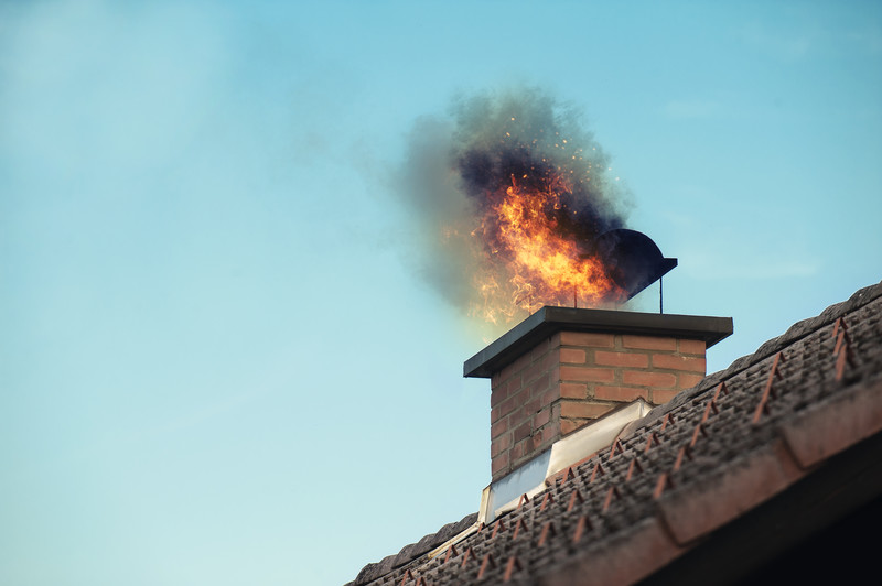 Chimney on fire
