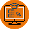 orange checklist icon