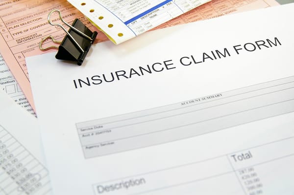 Insurance certificate rolled up