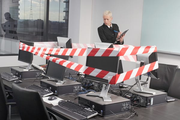 Inspecting damaged computers