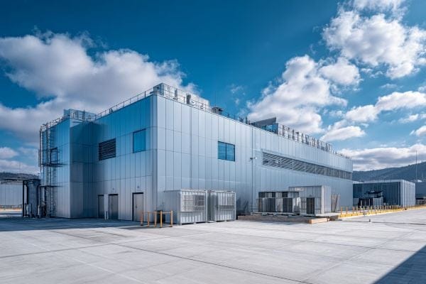 newly constructed AI data center