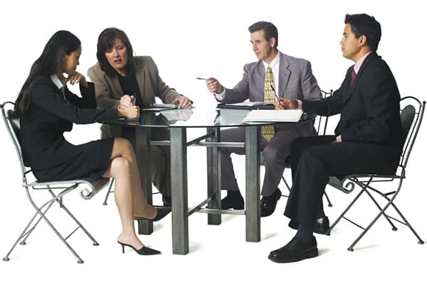 Small business meeting
