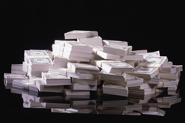 Stack of bills