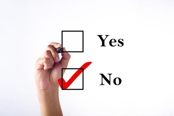 Checkmark yes or no