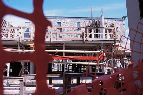 A construction site